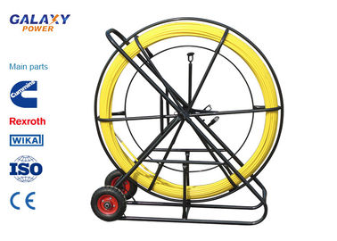 Simple Operation Underground Cable Equipment Fiberglass Cable Pusher Duct Rodder
