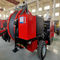 Red Color Durable Diesel Max 2x40KN Overhad Line Strinnging Equipment