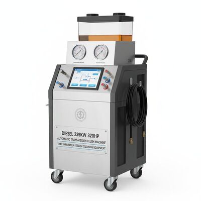 Diesel 239kw320hp Automatic Transmission Flush Machine Max Intermittent Pull 90KN Transmission System Cleaning Equipment