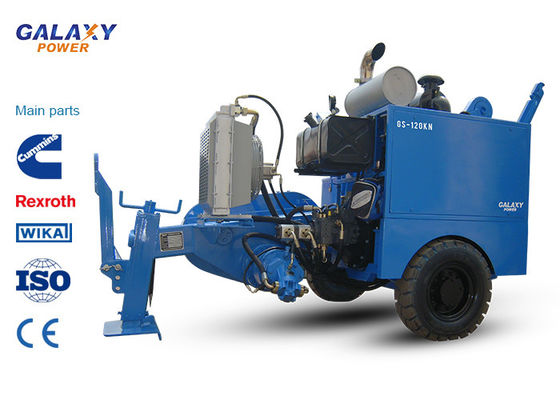 imported Diesel Engine Wire Pulling Equipment Max Intermittent Pull 120kN