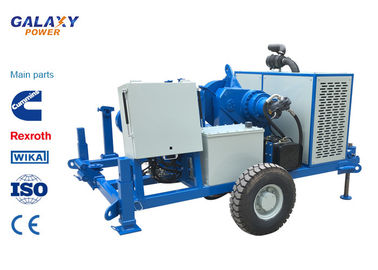 ISO Blue Color Underground Machine 49.2hp 100kN Hydraulic Puller