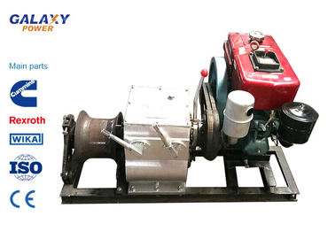 Pull Force 30KN Diesel Engine Powered Winch