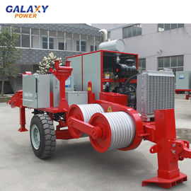 Transmission Wire Cable Laying Equipment Hydraulic Pulling Stringing 90kn