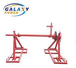 Drum Hole 103mm 4 Ton Hydraulic Drum Lifting Stand Overhead Line Tool