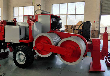 High Altitude Overhead Line Construction Tools Hydraulic Traction Machine
