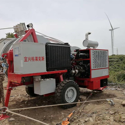 GL2X40 KN Overhead Line Stringing High-Voltage Twin Conductor Tensioning Pulling Machine