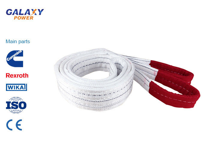 Safety Factor Polyester bing Sling , Woven 10 Ton Flat bing Sling
