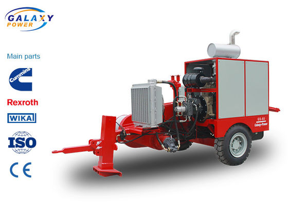 Hydraulic Pulley imported Engine Wire Stringing Equipment With Low Noisy