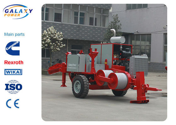 Diesel Transmission Line Equipment imported Engine 380kN Hydraulic Pulley