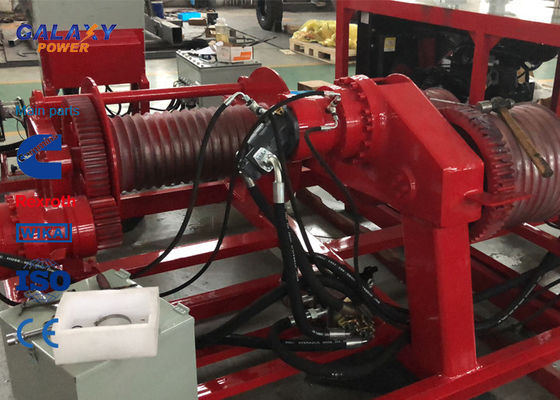 Double Wheel Hydraulic Puller And Hydraulic Winch 77kw 103hp imported Engine