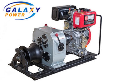 Single Wheel 5 Ton  Electric Diesel Winch with Customizable Wire Rope for Pulling or Lifting on Cranes Transmission Line Accessories