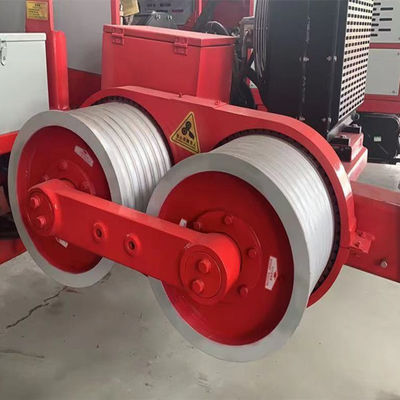 7 Grooves imported Diesel Max 4Ton Transmission Line Stringing Equipment