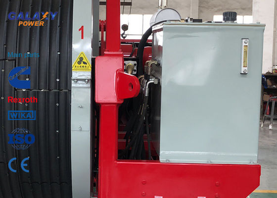 77kw 103hp imported Engine Hydraulic Tensioner Max Intermittent Tension 2x45/1x90kN Stringing Equipment