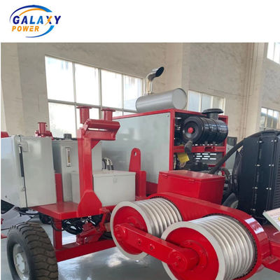 Overhead Line Stringing Equipment GS90 Hydraulic Puller-Tensioner With  Engine