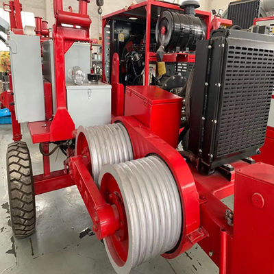 Overhead Line Stringing Equipment GS90 Hydraulic Puller-Tensioner With  Engine