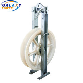508x75mm Single Nylon Wheel Overhead Stringing Blocks conductor pulley