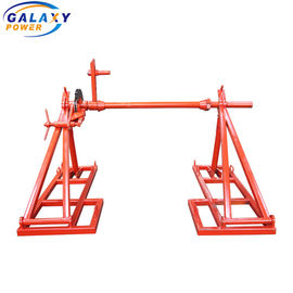 4 Tons Mechanical Cable Drum Jack Transmission Line Accessories Cable Drum