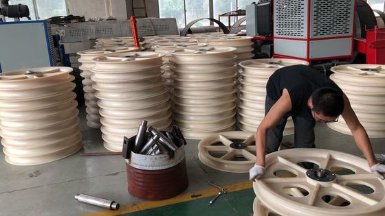 Diameter 508x75mm  Five Nylon Wheel Bundle Conductor Pulley For Quad ConductorTransmission Line Tool