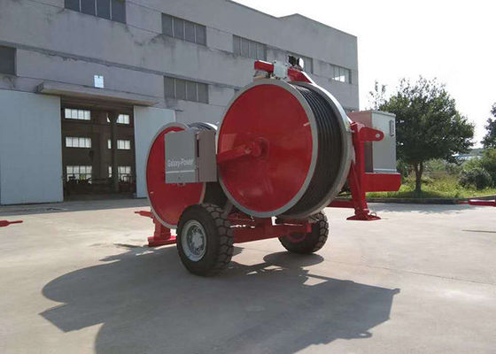 1x30KN 12kw(16hp) Diesel Hydrauic Tensioner Transmission Line Equipment