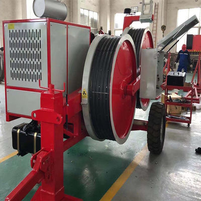 5 Grooves 1x40KN 4T Relese Conductor Wire Hydraulic Cable Tensioner Machine