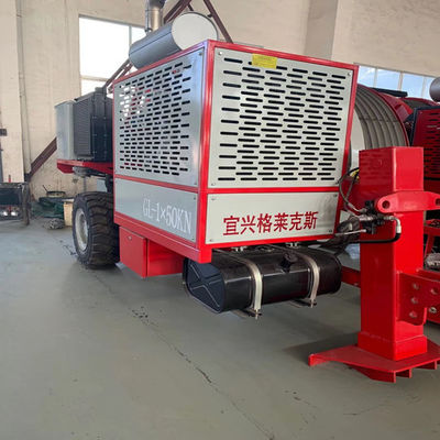 110KV 6 Grooves 1x50KN Hydraulic Cable Tensioner Stringing Equipment