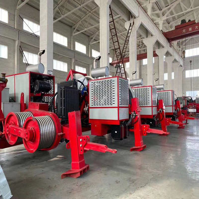 Transmission Power Lines Max 120KN 12T Hydraulic Cable Puller Machine
