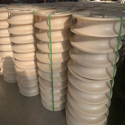 Load 40KN 660x100mm Three Nylon Wheels Conductor Stringing Block
