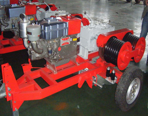 5t 50kn Diesel Hydraulic Winch For Transportation
