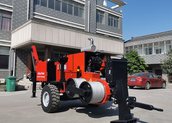 90KN 540mm Bull Wheel Hydraulic Cable Puller For OPGW  ADSS