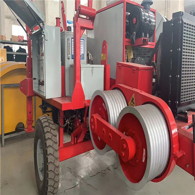 SA-QY60 Diesel Bull-Wheel 6Ton Cable Pulling Stringing Equipment