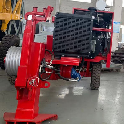 Transmission Power Line SA-QY60 60KN Cable Puller Stringing Equipment
