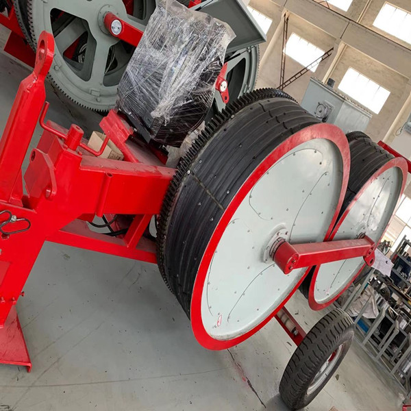 5 Grooves 1x40KN 4T Relese Conductor Wire Hydraulic Cable Tensioner Machine