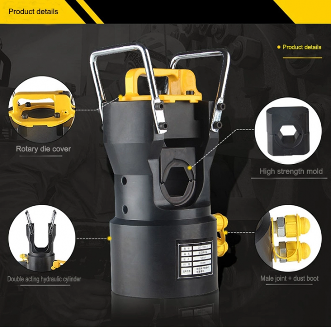Hexagonal Die 2000KN Hydraulic Compressor Machine Overhead Line Tool