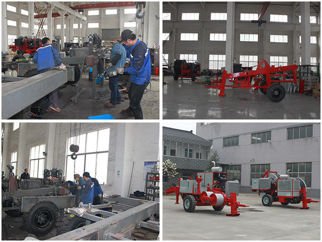 Hydraulic Tensioner Cable Stringing Equipment 33KV Puller Machine