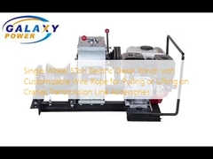 Single Wheel 5Ton  Electric Diesel Winch with Customizable Wire Rope for Pulling or Lifting on Cranes Transmission Line Accessories