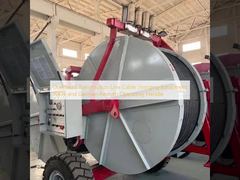 Overhead Transmission Line Cable Stringing Equipment  90KN and German Rexroth Operating Handle